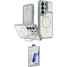 Nuveden Ieg™ Galaxy S26 Ultra Kılıf Iz Modern Prime - Siyah Bilvis 3D Cam Ekran Koruyucu
