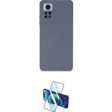 Nuveden Ieg™ Redmi Note 12 Pro 4g Kılıf Ahenk Serisi - Siyah 3D Antistatik Cam Ekran Koruyucu