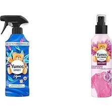 Maxzıqf Yumoş Sprey Yıkaması Zor Eşyalar Için Lilyum 450 ml ve Yumoş Jetfresh Giysi Spreyi Orkide 200 ml