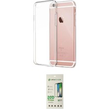 Nuveden Ieg™ Iphone 6 Kılıf Zirve Doku - Beyaz 20D Premium Cam Ekran Koruyucu