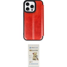 Nuveden Ieg™ Iphone 14 Pro Kılıf Zirve Yansıma Serisi - Siyah Mat Seramik Nano Ekran Koruyucu