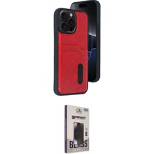 Nuveden Ieg™ Iphone 15 Pro Max Kılıf Yörünge Işık Serisi - Siyah Bilvis Hayalet Cam Ekran Koruyucu