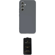 Nuveden Ieg™ Galaxy A54 5g Kılıf Ahenk Serisi - Siyah 6d Antistatik Mat Seramik Hayalet Nano Ekran Koru