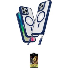 Nuveden Ieg™ Iphone 16 Pro Max Kılıf Atlas Doku Koleksiyonu - Siyah Buffer Cam Ekran Koruyucu