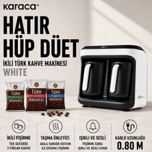 Karaca White Akıllı Pişirme Teknolojili Türk Kahvesi Makinesi 10 Fincan Geniş Kapasiteli Taşma Önleyici Günlük Kullanıma Uygun Şık Tasarım