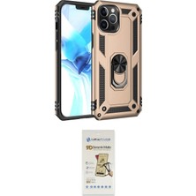 Nuveden Ieg™ Iphone 12 Pro Max Kılıf Ahenk Klasik Koleksiyonu - Siyah Mat Seramik Nano Ekran Koruyucu