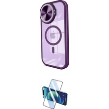Nuveden Ieg™ Iphone 15 Pro Kılıf Kıvılcım Modern Koleksiyonu - Siyah 3D Antistatik Seramik Nano Ekr