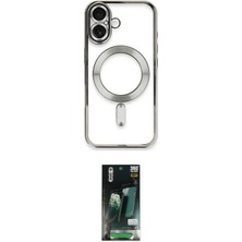 Nuveden Ieg™ Iphone 16 Kılıf Nova Işık Özel Seri - Siyah 360 Mat Full Body Arka Koruyucu