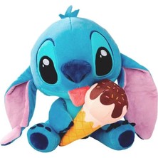 Motto Ticaret Dondurma Yiyen Stitch Peluş 25 cm
