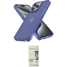 Nuveden Ieg™ Iphone 14 Pro Kılıf Atlas Form - Siyah 20D Premium Cam Ekran Koruyucu