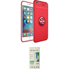 Nuveden Ieg™ Iphone 6 Kılıf Yankı Form Prime - Siyah 20D Premium Cam Ekran Koruyucu