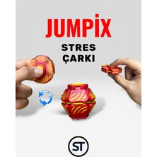 Jumpix/hoplaç/ Çarklı Stres Oyuncağı/bas Çek Çevir