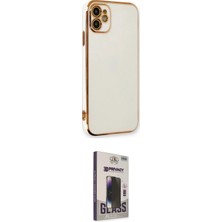 Nuveden Ieg™ Iphone 11 Kılıf Yankı Serisi - Siyah Bilvis Hayalet Cam Ekran Koruyucu