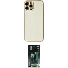 Nuveden Ieg™ Iphone 12 Pro Max Kılıf Ahenk Işık - Şeffaf 360 Full Body Arka Koruyucu