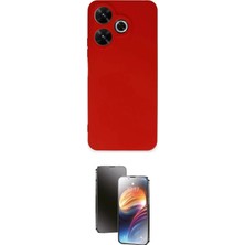 Nuveden Ieg™ Redmi 13 4g Kılıf Kozmos Yansıma Özel Seri - Siyah 3D Antistatik Mat Seramik Nano Ekran