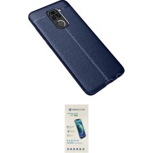 Nuveden Ieg™ Redmi Note 9 Kılıf Doruk Klasik Özel Seri - Şeffaf Pasifik Cam Ekran Koruyucu
