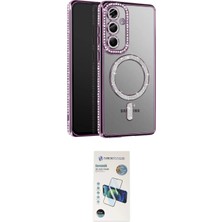 Nuveden Ieg™ Galaxy S26 Plus Kılıf Zirve Doku Prime - Siyah 3D Antistatik Seramik Nano Ekran Koruyucu