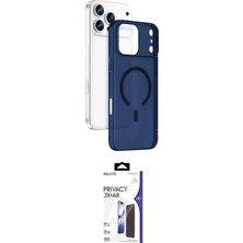 Nuveden Ieg™ Iphone 17 Pro Kılıf Ahenk Minimal Serisi - Siyah Bilvis 3x Ar Hayalet Cam Ekran Koruyucu