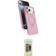 Nuveden Ieg™ Iphone 17 Pro Kılıf Iz Işık Koleksiyonu - Siyah Joko Magic 5d Hayalet Cam