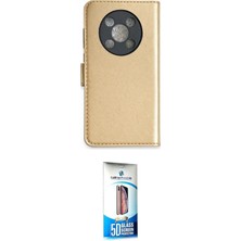 Nuveden Ieg™ Nova Y90 Kılıf Siluet Işık Serisi - Siyah 5d Eko Cam Ekran Koruyucu