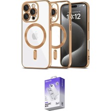 Nuveden Ieg™ Iphone 16 Pro Kılıf Nova Işık Özel Seri - Siyah Bilvis 5in1 3D Magic Cam Ekran Koruyuc