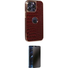 Nuveden Ieg™ Iphone 14 Pro Kılıf Ufuk Form Prime - Siyah 3D Antistatik Hayalet Cam Ekran Koruyucu