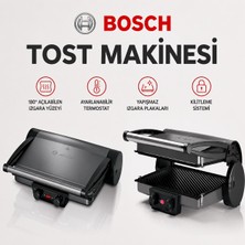 Bosch Açık Bej Renkli Çıkarılabilir Plakalı Tost Makinesi ve Mutfak Tartısı Seti, Pratik Kullanım, Kolay Temizlik ve Kompakt Mutfak Tasarımı ve Günlük Mutfak Kullanımına Uygun Pratik Çözüm