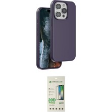 Nuveden Ieg™ Iphone 14 Pro Kılıf Kıvılcım Çizgi Serisi - Siyah 20D Premium Cam Ekran Koruyucu