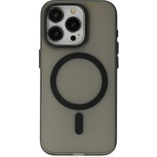 sbodurhome Apple Iphone 15 Pro Max Kılıf Lodos Magneticsafe Mat Kapak - Siyah