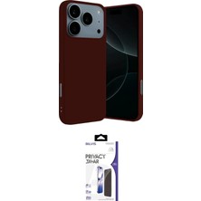 Nuveden Ieg™ Iphone 17 Pro Kılıf Ahenk Serisi - Siyah Bilvis 3x Ar Hayalet Cam Ekran Koruyucu