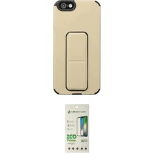 Nuveden Ieg™ Iphone 6 Kılıf Çekirdek Yansıma - Beyaz 20D Premium Cam Ekran Koruyucu