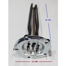FullYedek Anotsuz Arçelik T 7365 E Bs Rezistans 5 Vidalı 4 Kablo Soketli Termosifon Rezistansı