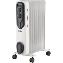 Marsilyan 9 Dilimli Yağlı Radyatör Soba - Isıtıcı Turbo Isıtma 3 Kademe Isı Ayar - Ayarlanabilir Termostat 800-1200-2000W SFH-6937 (4887)