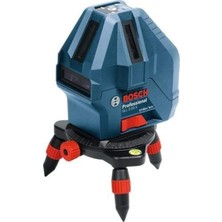 Professional Gll 5-50 x Çizgi Lazer (15M Çalışma Alanı [alıcı ile 50M], Dikey ve Yatay Çizgi Yansıtma, 4 x Aa Pil, Kırmızı Lazer, Adaptörü, Koruma Çantası)