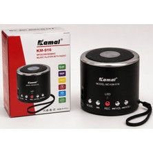 Kamal KM-916 Taşınabilir Mini Bluetooth Hoparlör Fm Radyo USB Sd Kart Destekli