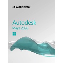Autodesk Maya 2026 (Windows) - 1 Pc 1 Yıl Full Sürüm Serial Kod