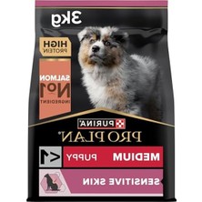 MarkEntegra Pro Plan Medium Puppy Somonlu Tam Kuru Orta Irk Yavru Köpek Maması, 3 kg