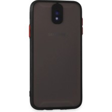 İlkyaz Fashion Samsung Galaxy J7 Pro / J730 Kılıf Montreal Silikon Kapak - Siyah