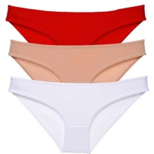 Modanı Seç 3 Adet Süper Eko Set Likralı Kadın Slip Külot 541