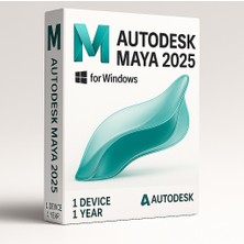 Autodesk Maya 2025 (Windows) - 1 Pc 1 Yıl Full Sürüm Serial Kod