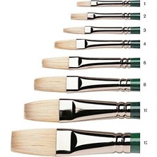& Newton 5974710 Winton Düz Fırça - No. 10-19,5 Mm, Yağlı Boya, Akrilik Boya ve Alkid Boya Için