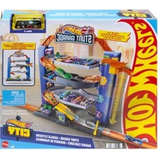 MarkEntegra Hot Wheels Akrobasi Garajı Oyun Seti Hot Wheels Maceraya Başlangıç Garajı, 4 Katlı, 3-8 Yaş Arası Çocuklar Için GNL70 GNL70