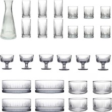 27 Parça Meşrubat, Su Bardağı, Çerezlik, Sosluk Seti ve Sürahi, Karaf ve Dondurmalık TYBJCW4NV48L8Q1432