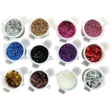 MarkEntegra Epoksi Reçine Sim & Glitter Seti, Mum Simi, Beton Hobi Kendin Yap (12Lİ Set)