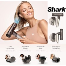 Shark Speedstyle Pro Flex 4 Işlevli Üstün Kaliteli Saç Bakım Seti, Katlanabilir Gövde, Güçlü Hava Akışı, Soğuk Hava Tuşu, Hafif Tutuş, 1700 W Motor, Çoklu Başlıklı Sistem