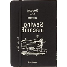 MarkEntegra Notelook Scrikss Tekstil Kapak Çizgili Defter A6 Beyaz