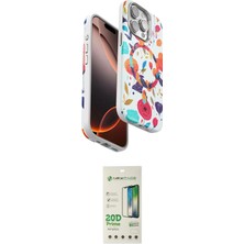 Cep Apple Uyumlu iPhone 14 Pro Kılıf Siluet Doku Ikili Koruma Seti Najmaddin