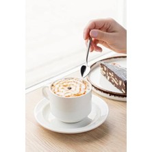 Can Canan Çay Kaşığı - Çelik Çay Kaşığı Takımı - 12 Li Çay Kaşığı - Kalpli Çay Kaşığı Seti