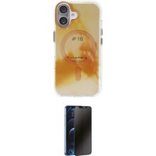 Cep Apple Uyumlu iPhone 16 Kılıf Ufuk Doku Prime Ikili Koruma Seti Najmaddin