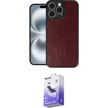 Cep Apple Uyumlu iPhone 16 Pro Max Kılıf Kıvılcım Işık Serisi Ikili Koruma Seti Najmaddin
